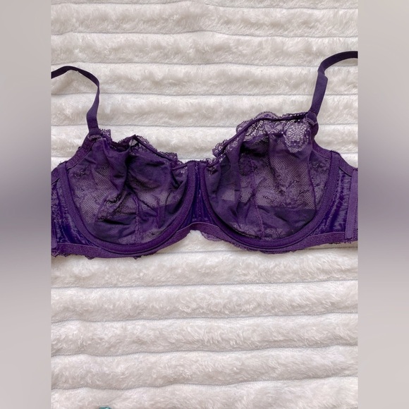 Adore Me Deep Purple Lace Bralette - Picture 7 of 7